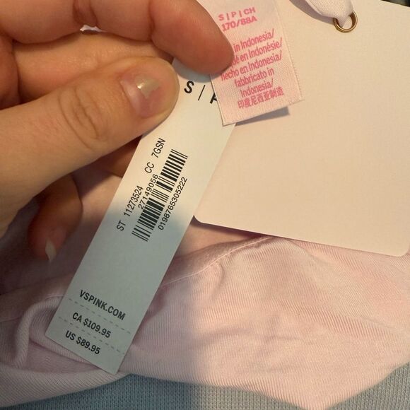 NWT PINK X LOVESHACKFANCY MODAL MIDI DRESS - Picture 5 of 6
